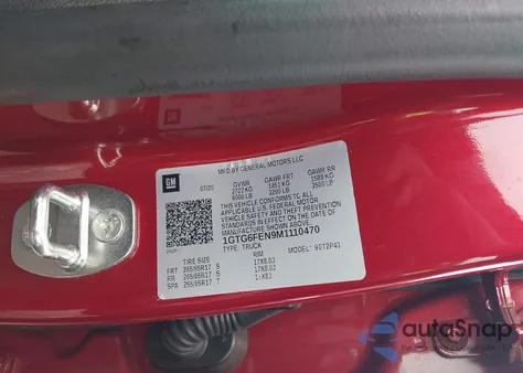 2021 GMC Canyon 4Wd Short Box At4 - Leather from USA, damaged, VIN 1GTG6FEN9M1110470